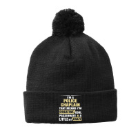 Police Chaplain, Creative, Cool And Crazy Pom Pom Beanie | Artistshot