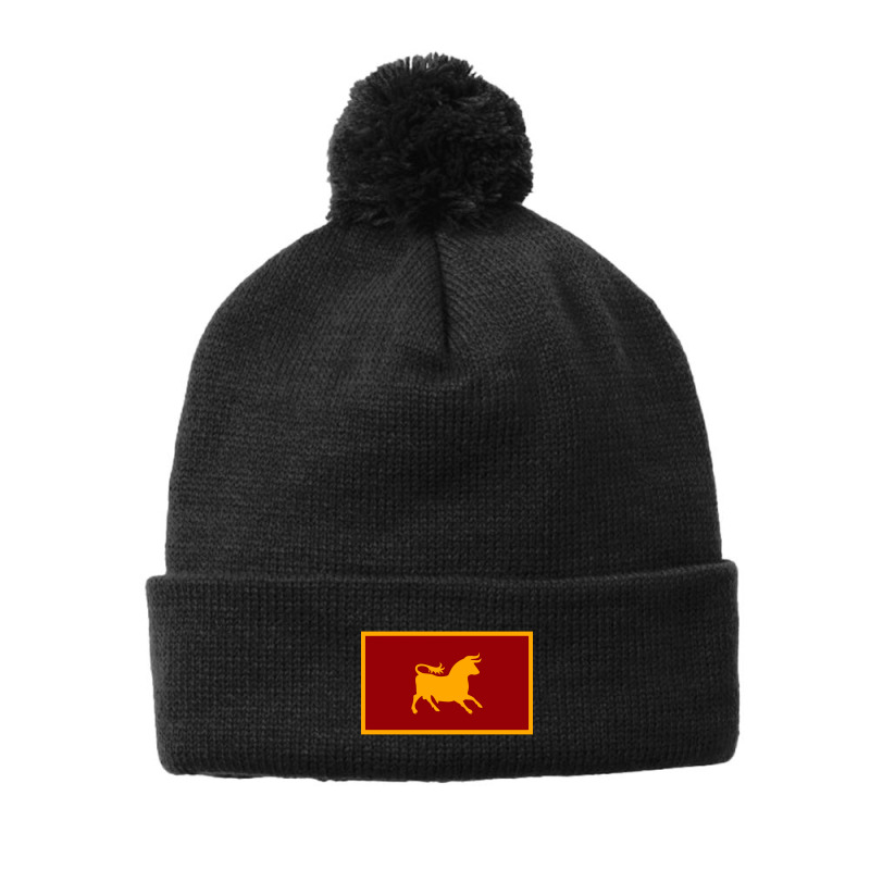 Caesars Legion Banner Pom Pom Beanie by pundibos | Artistshot