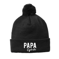 Papa Cycliste Pom Pom Beanie | Artistshot