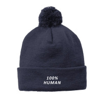 100 Percent Human Pom Pom Beanie | Artistshot