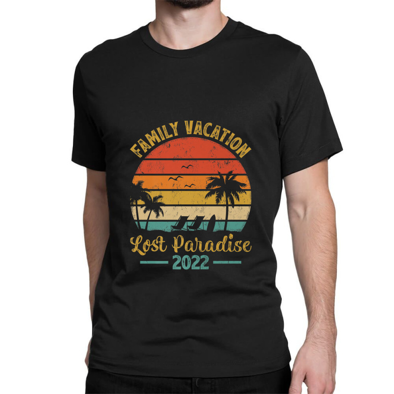 Family Vacation 2022 Palm Tree Vintage Lost Paradise Beach Premium Classic T-shirt by Yuh2105 | Artistshot