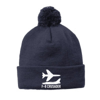 F8 Crusader Jet Fighter Plane Pom Pom Beanie | Artistshot