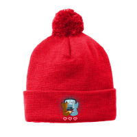 The Fox Loves Play Games Pom Pom Beanie | Artistshot