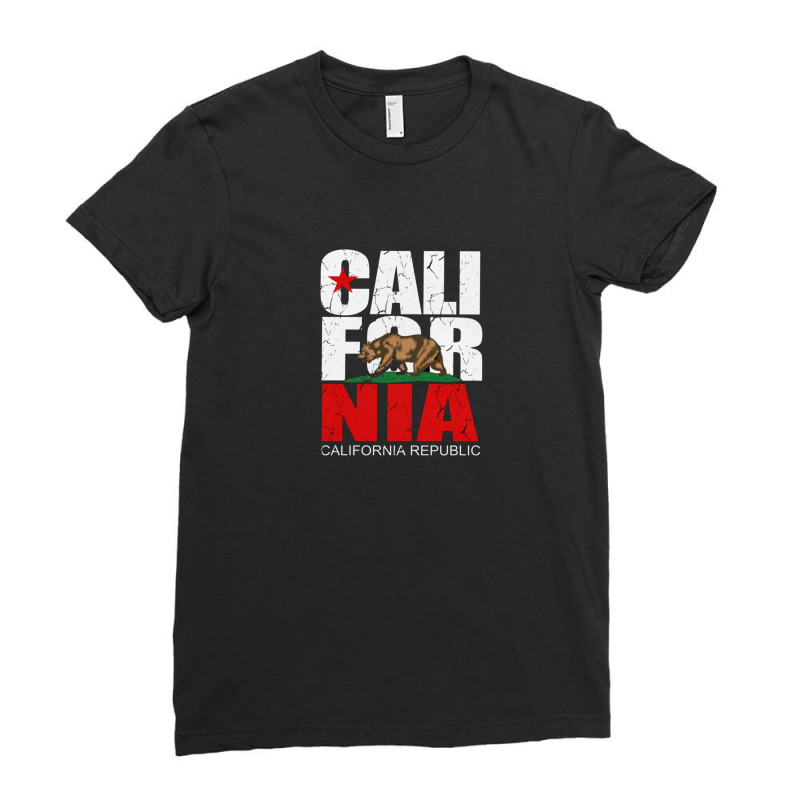 California Ladies Fitted T-Shirt by Disgus_Thing | Artistshot