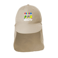 It's Not A Disability Ability Autism Dinosaur Sun Shade Cap | Artistshot