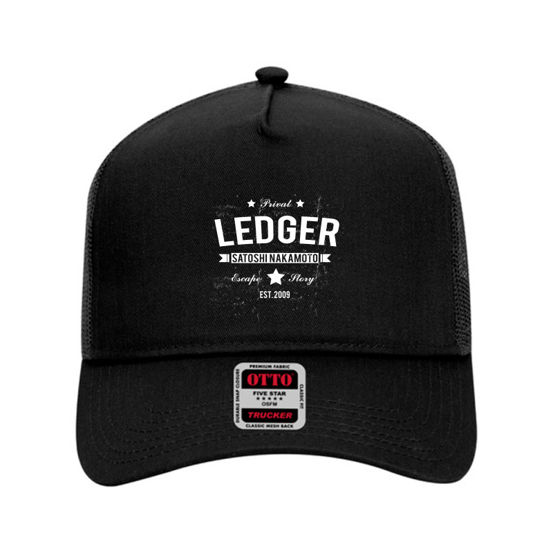 Private Ledger  Satoshi Nakamoto Mesh Back Trucker Hat by zackky | Artistshot