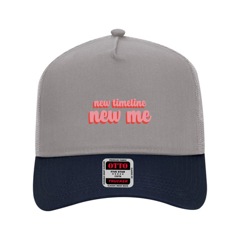 New Timeline New Me Umbrella Quotes Mesh Back Trucker Hat by AliCSpencer | Artistshot