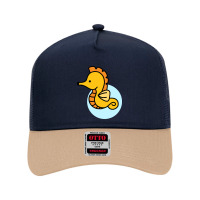 Baby Yellow Seahorse Mesh Back Trucker Hat | Artistshot