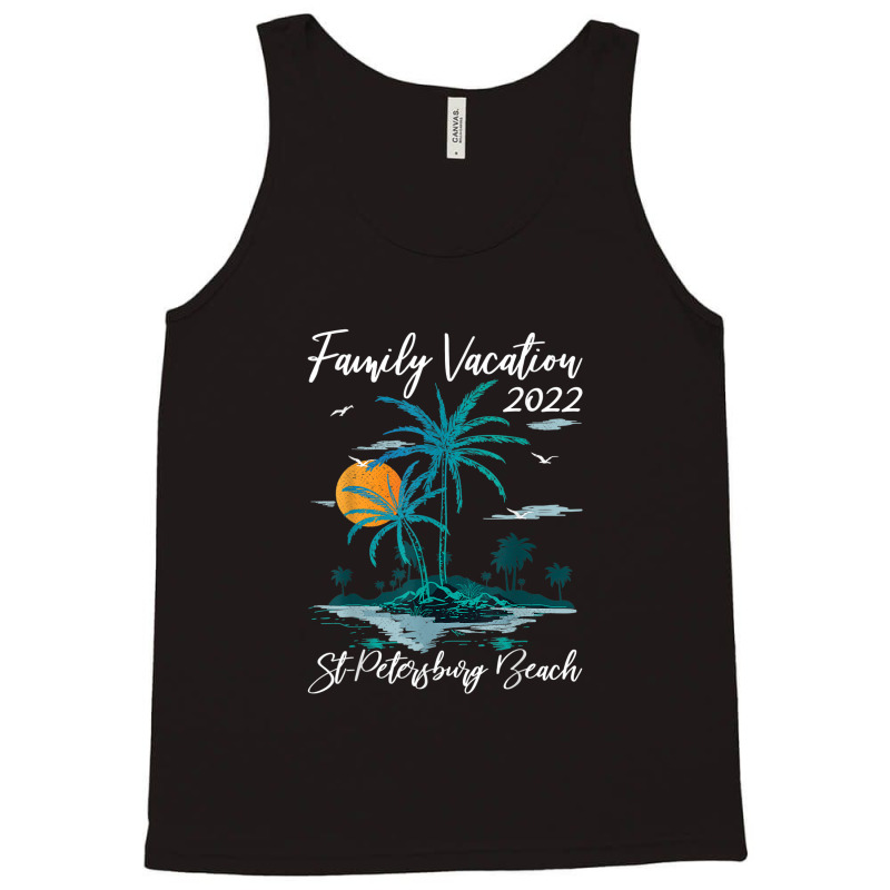 Family Vacation 2022 Sunset Florida St. Petersburg Beach Tank Top by Yuh2105 | Artistshot