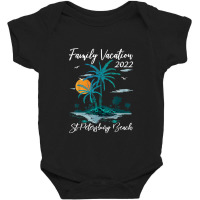 Family Vacation 2022 Sunset Florida St. Petersburg Beach Baby Bodysuit | Artistshot