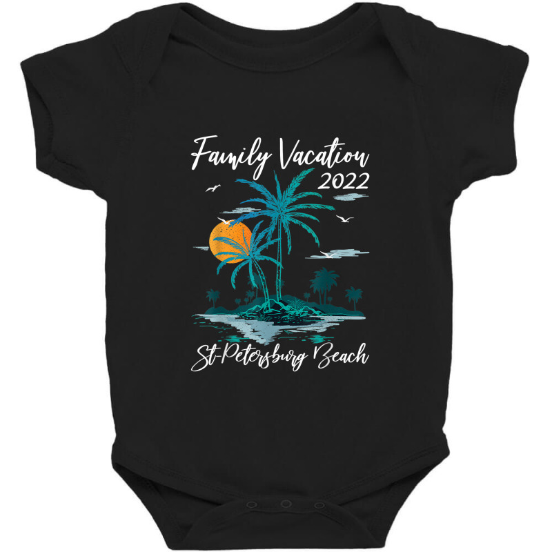 Family Vacation 2022 Sunset Florida St. Petersburg Beach Baby Bodysuit by Yuh2105 | Artistshot