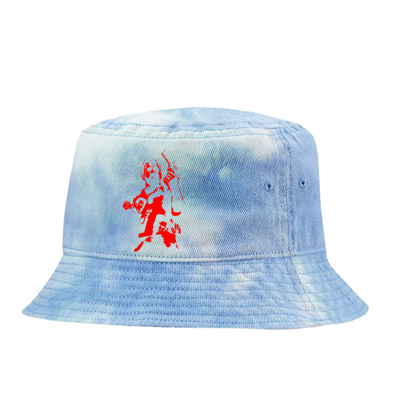 Red Max Payne Tie Dyed Bucket Hat by Specstore | Artistshot