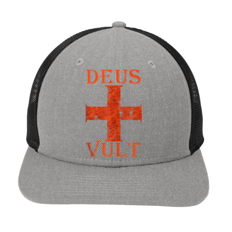 Mens Deus Vult Crusade Medieval Cross Templar Knighthood Tank Top Snapback Trucker Cap | Artistshot