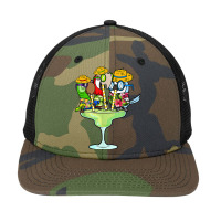 Parrots Drinking Margarita Tropical Vacation Macaws Birds T Shirt Snapback Trucker Cap | Artistshot