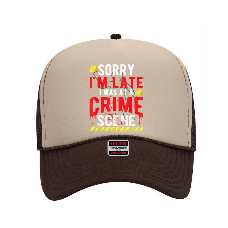 True Crime Scene Investigator T Shirt Foam Trucker Hat by hutchisongruda | Artistshot