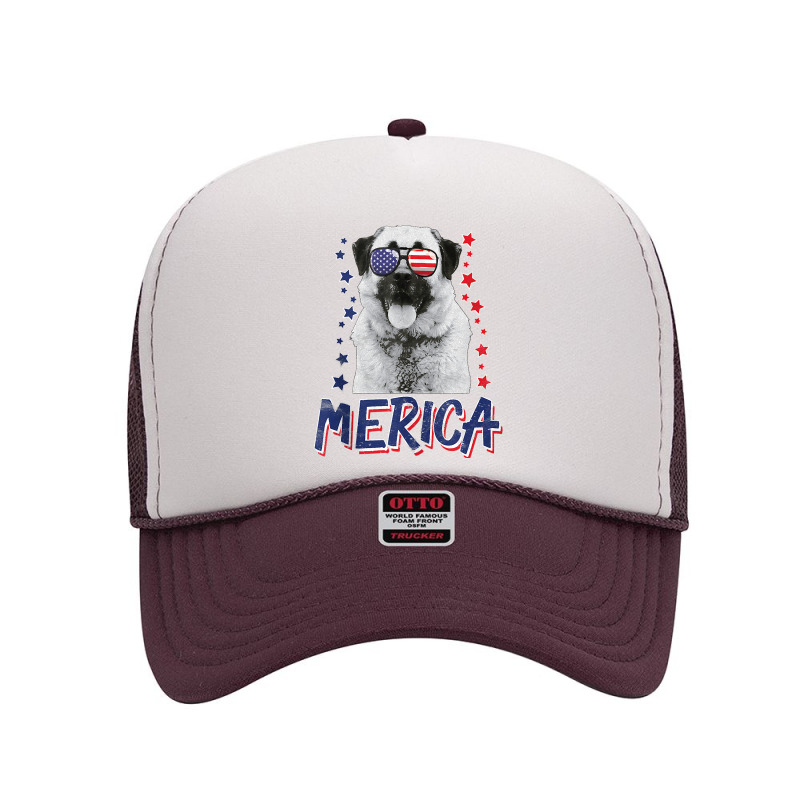 Merica Anatolian Shepherd Dogs Dog 4th Of July Usa Gift Tank Top Foam Trucker Hat by nayarilorenzi | Artistshot