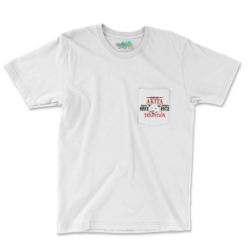 Authentic Akita Tradition Pocket T-shirt | Artistshot