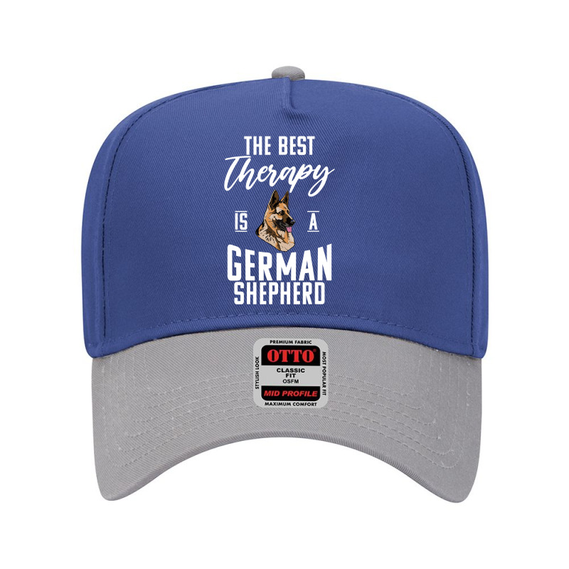 The Best Therapy Is A German Shepherd Owner Adjustable Baseball Cap by pester | Artistshot