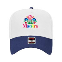 Maestra Proud Spanish Teacher Bilingual Teacher Latina , Best Gift, Co Adjustable Baseball Cap | Artistshot