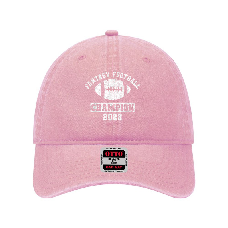 Fantasy League Champ 2022 Winner Fantasy Football Champion T Shirt Dyed Cap | Artistshot