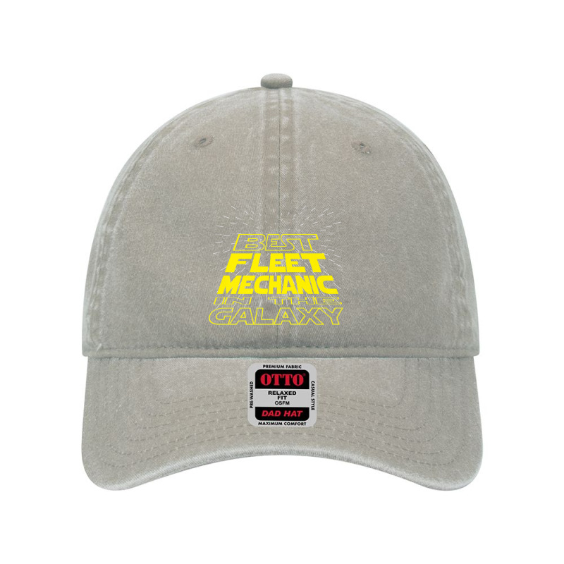 Mechanic Fleet Mechanic Funny Cool Galaxy Job Dyed Cap | Artistshot