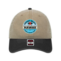 Hawaii Sunset Beach North Shore Oahu Vintage Hawaiian T Shirt Dyed Cap | Artistshot