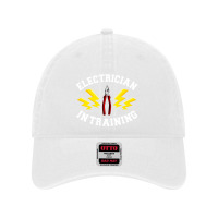 Electrician In Training Electrical Technician Electronics Dyed Cap | Artistshot