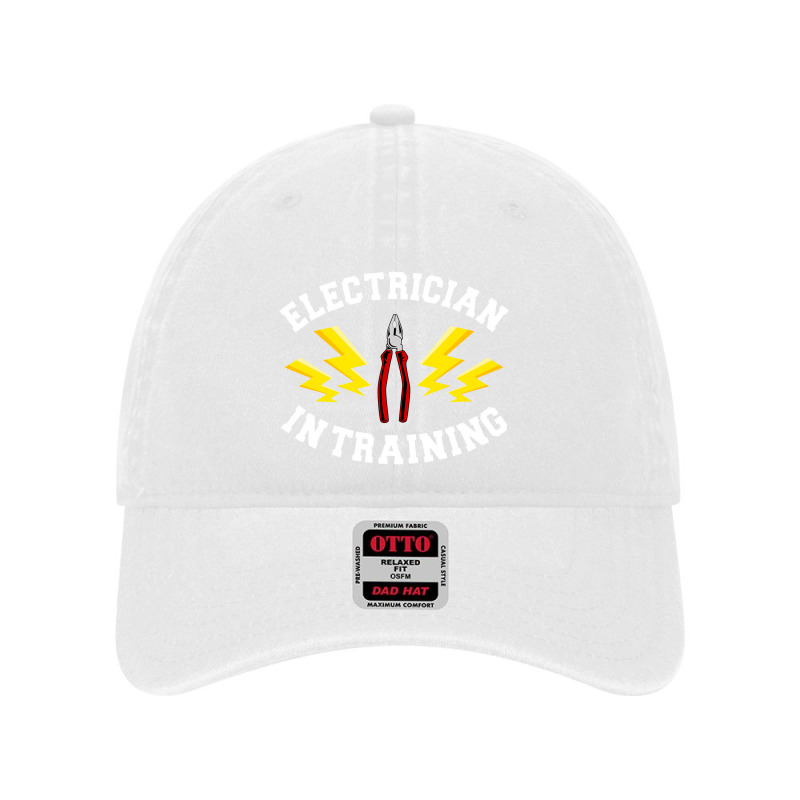 Electrician In Training Electrical Technician Electronics Dyed Cap by celanasubek | Artistshot