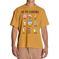 Slip Toy Essentials Slp Speech Pathologist Speech Therapy T Shirt Urban Heavy T-shirt | Artistshot