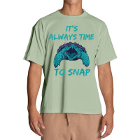 Aligator Snapping Turtle Time To Snap Snapping Turtle Lover T Shirt Urban Heavy T-shirt | Artistshot