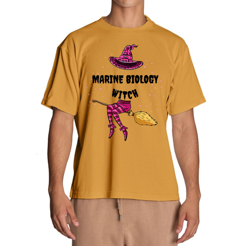 Marine Biology Witch Halloween Marine Biology T Shirt Urban Heavy T-shirt by pilusoekyokeln | Artistshot