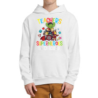 Teachers Are Superheroes Funny Back To School Teacher Gifts T Shirt Urban Pullover Hoodie | Artistshot