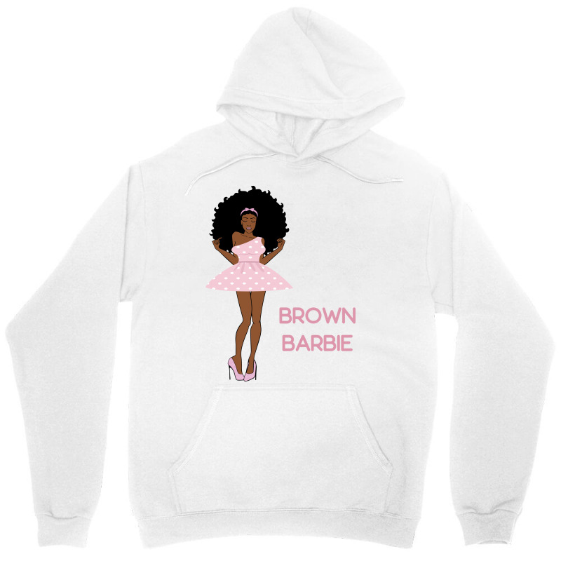 Afro Brown Barbie Unisex Hoodie by tiococacola | Artistshot