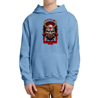 Demon Samurai Anime Urban Pullover Hoodie | Artistshot