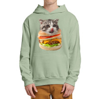 Cheeseburger Cat T  Shirt1302 Urban Pullover Hoodie | Artistshot