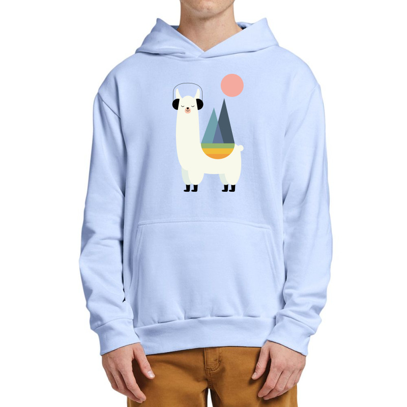 Llama Cute Urban Pullover Hoodie by govyvy | Artistshot