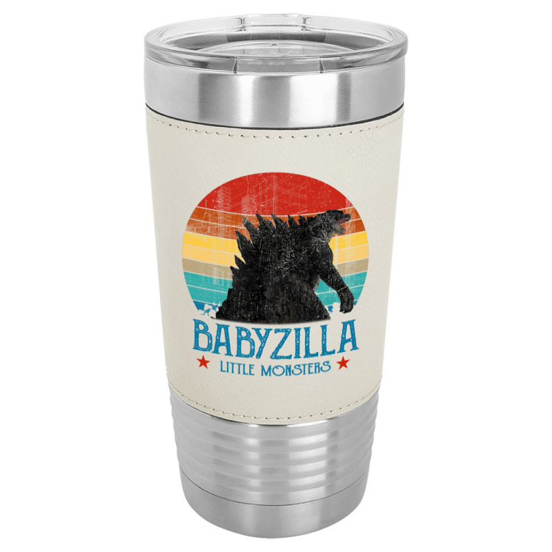 Personalised Matching Daddy And Me, Dadzilla Father Of The Monsters, F Leatherette Tumbler | Artistshot