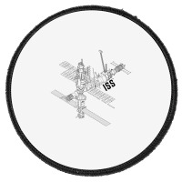 Astronaut  Space Station Iss Round Patch | Artistshot