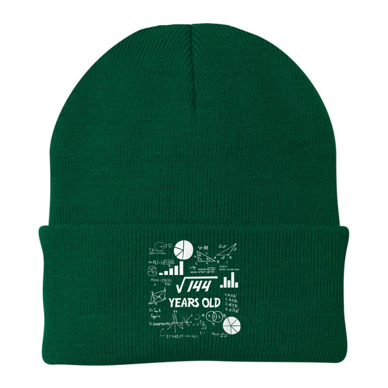 Birthday Square Root Math Problem Fun Calculation 12th T Shirt Beanie by magbyf | Artistshot