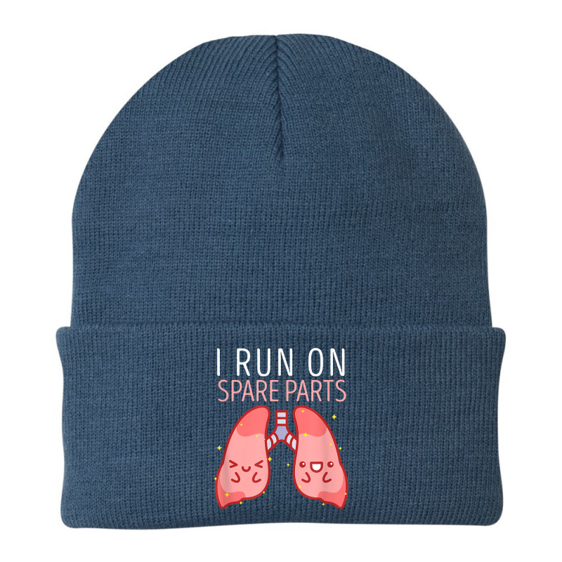 I Run On Spare Parts Lung Love Organ Donation Vintage T Shirt Beanie by agueron | Artistshot