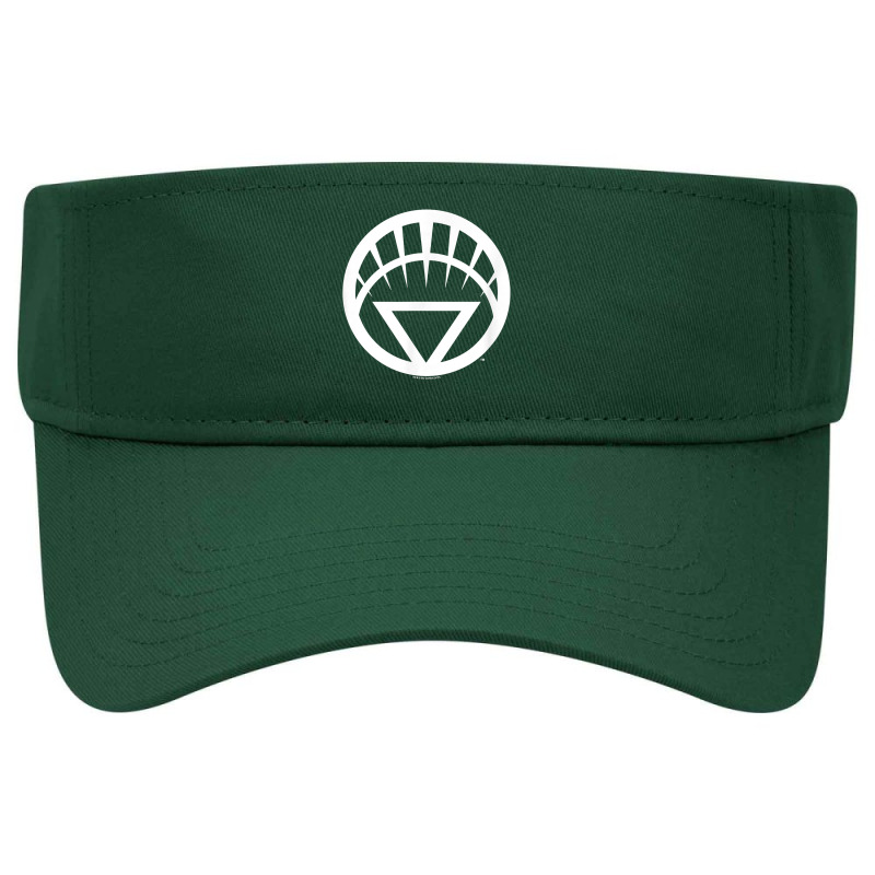 Green Lantern White Emblem T Shirt Visor Hat | Artistshot