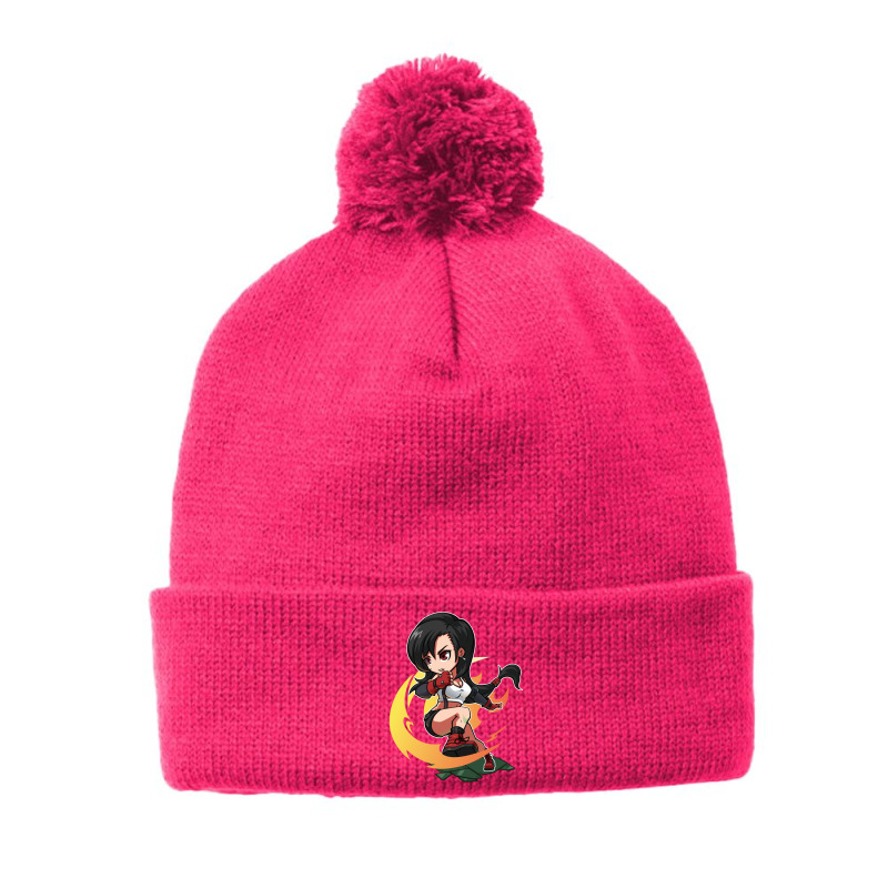 Tifan Cute Chibi Anime Final Pom Pom Beanie by ElizabethTDuval | Artistshot