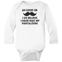 My Pantaloons Funny Humor Geek Long Sleeve Baby Bodysuit | Artistshot