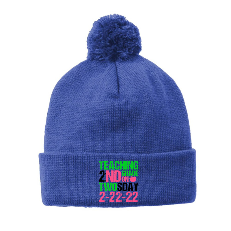 Teaching Grade On Twosday Pom Pom Beanie by Utsuri | Artistshot