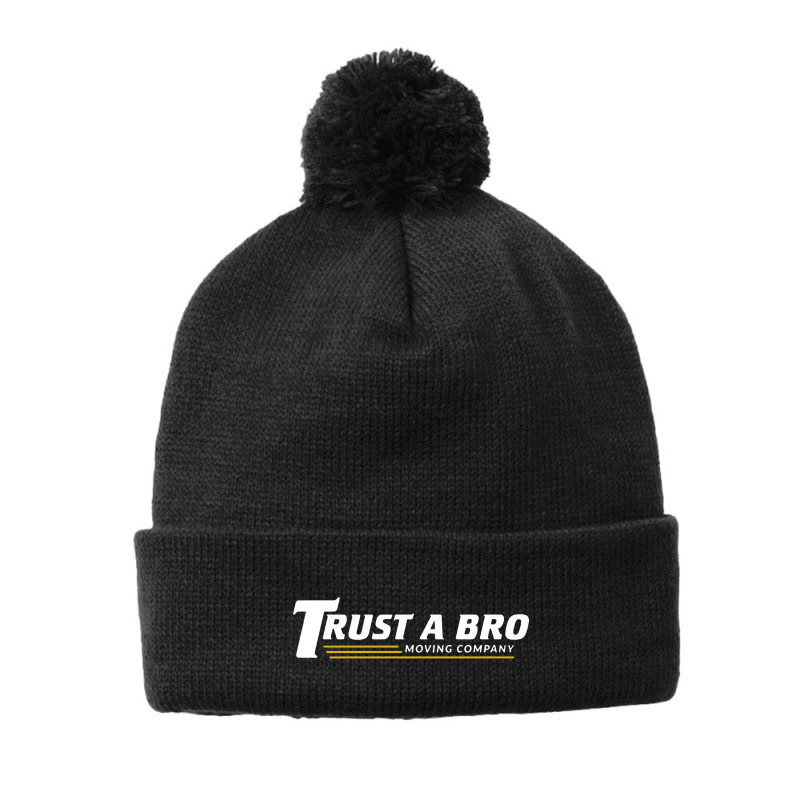 Trust A Bro Pom Pom Beanie | Artistshot