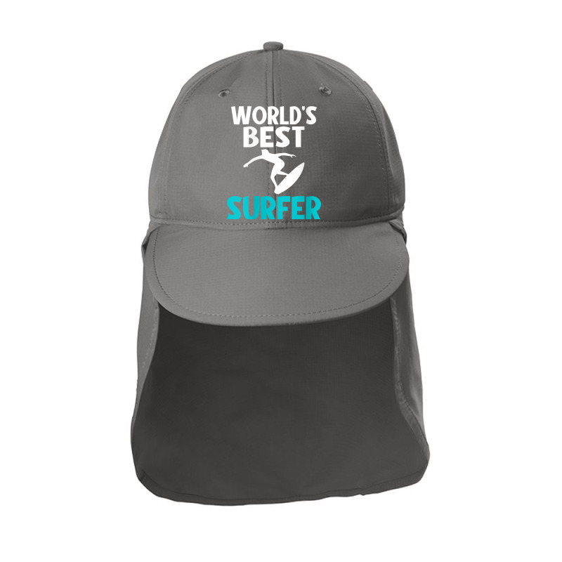 Womens Worlds Best Surfer Wake Surfer V Neck T Shirt Sun Shade Cap | Artistshot