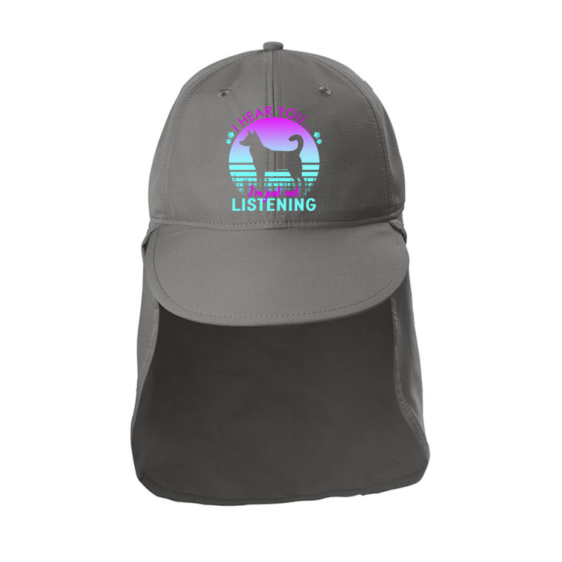 Canaan Dog T  Shirt I Hear You I'm Just Not Listening Canaan Dog Lover Sun Shade Cap by ratkemurphy717 | Artistshot