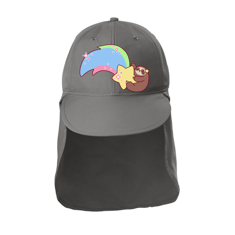 Shooting Star Sloth Sun Shade Cap | Artistshot