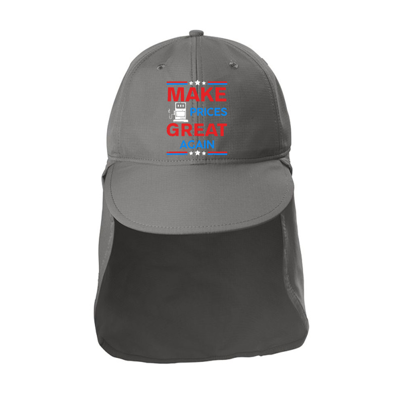 Funny Pro Trump Supporter Make Gas Prices Great Again Sun Shade Cap by WuzzTees | Artistshot