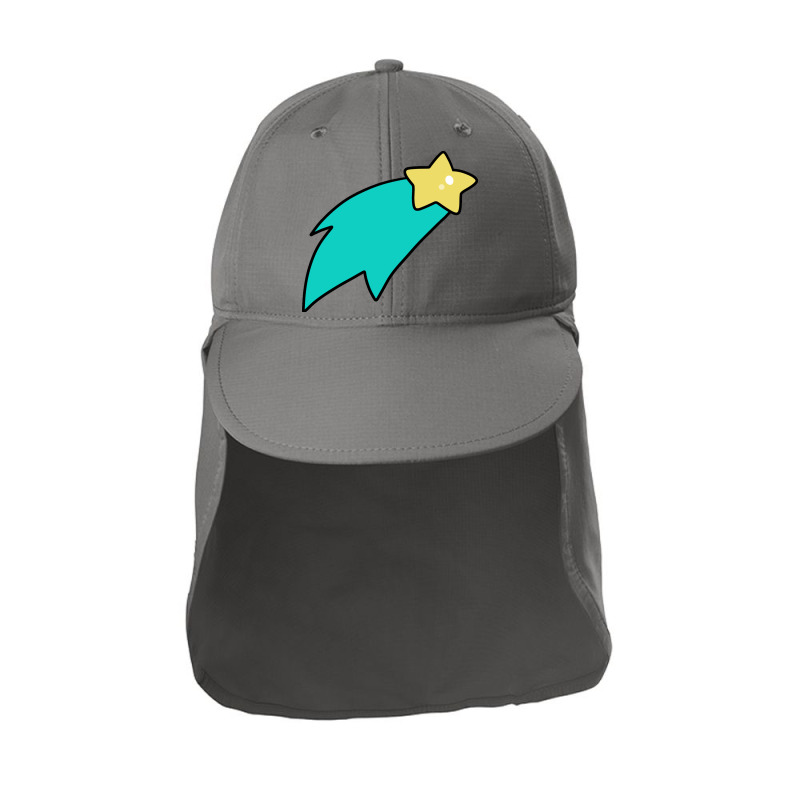 Blue Shooting Star Sun Shade Cap | Artistshot